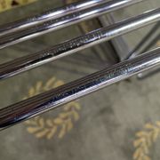 8 1970 chairs in chromed metal "made an Italy" restored
