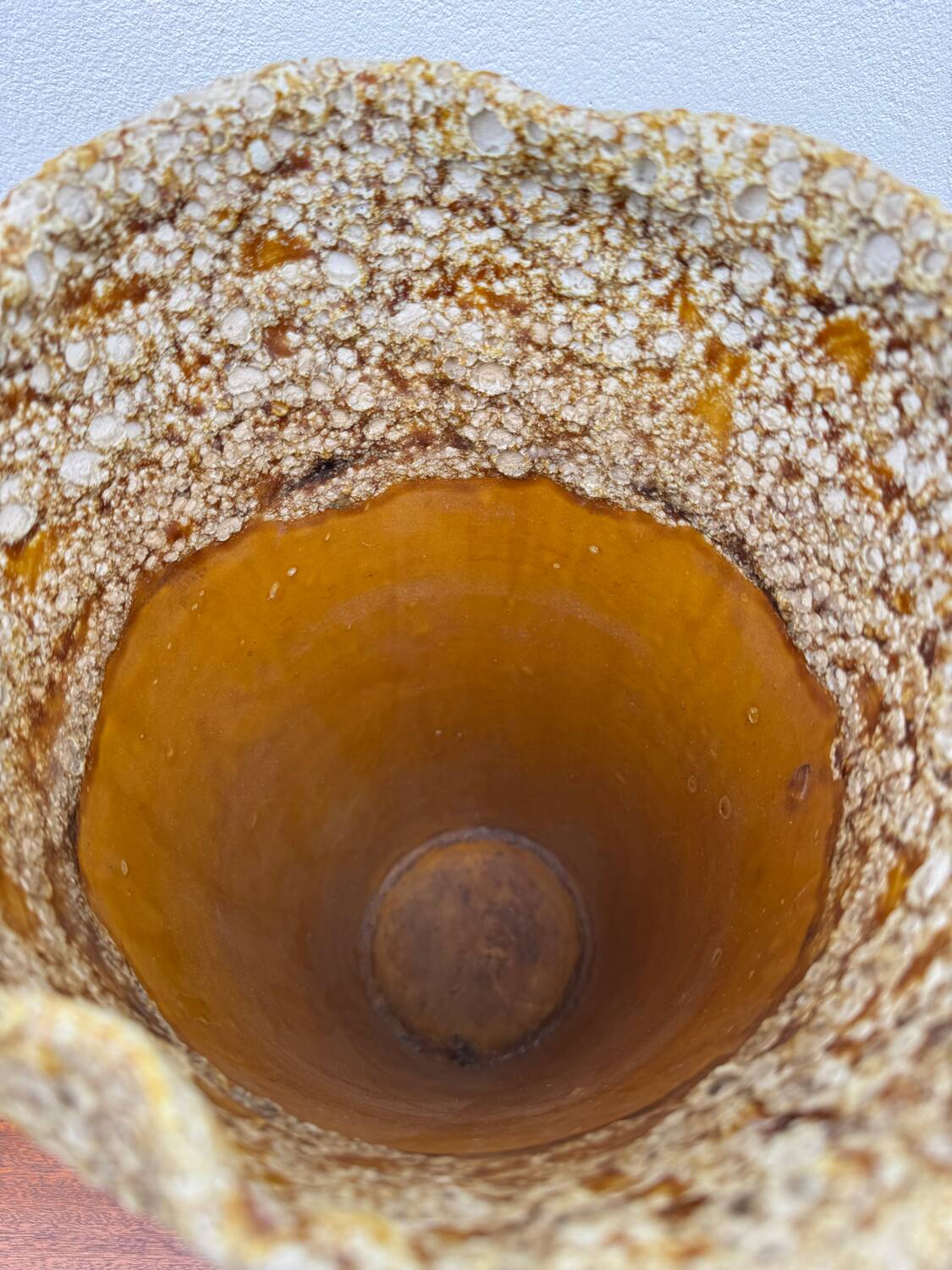 Large ceramic vase from Vallauris, 1970s