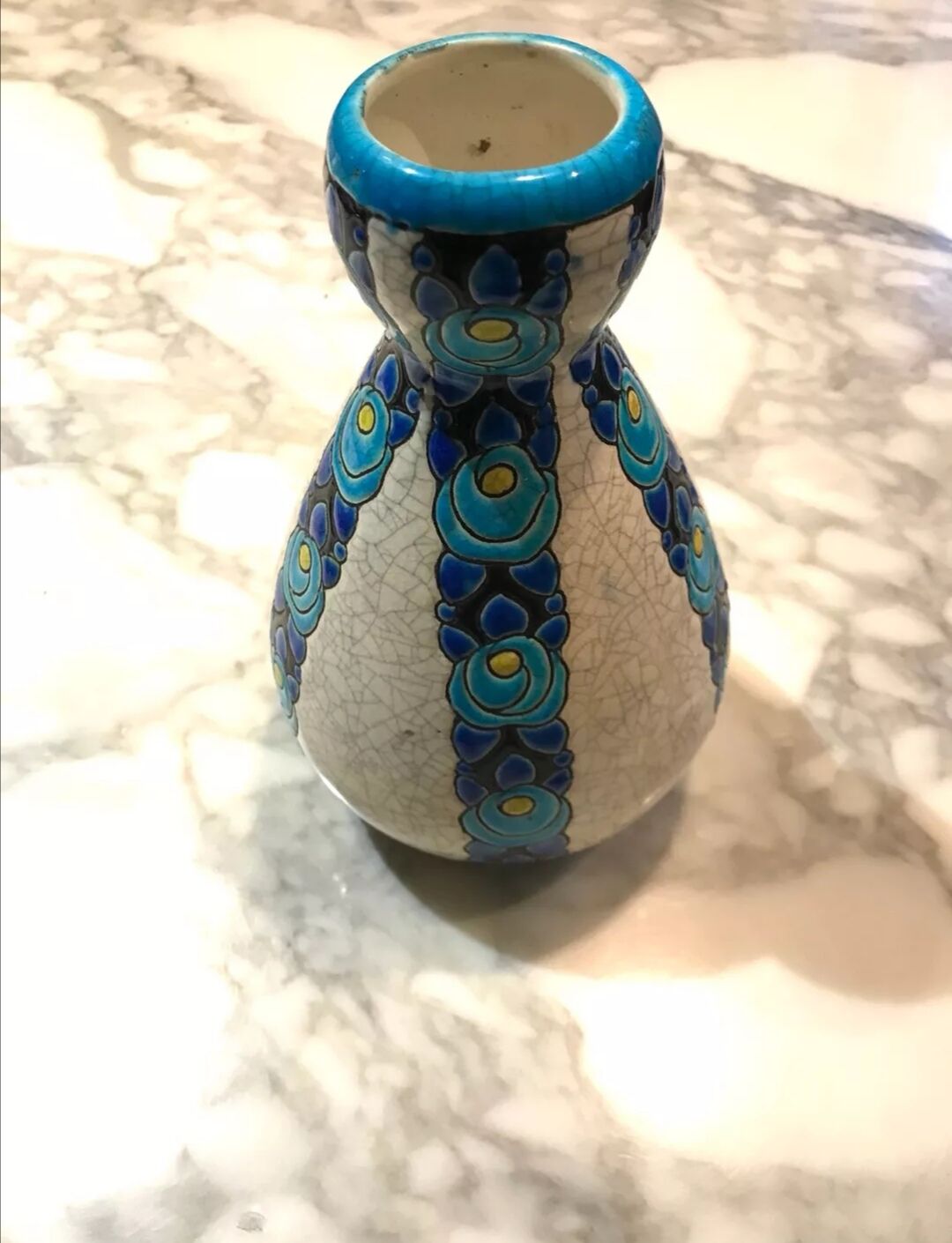 Vase ch. Catteau keramis Boch la Louviere