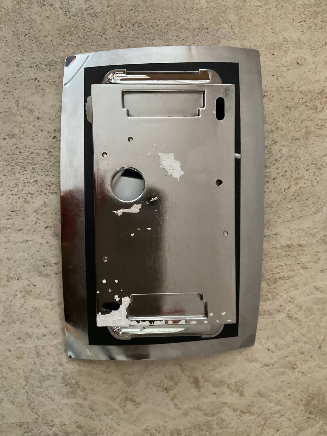 Philips designer wall light in chrome metal