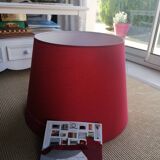 Custom-made lampshade diam. 48 cm cherry red