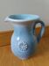 Terracotta pitcher signed Bernard and Geneviève Blanc, Poteries du Queyras