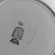 Set of 6 polychrome ironstone dessert plates