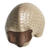 Scandinavian Modern zigzag patterned Earthenware Hedgehog, 1960s