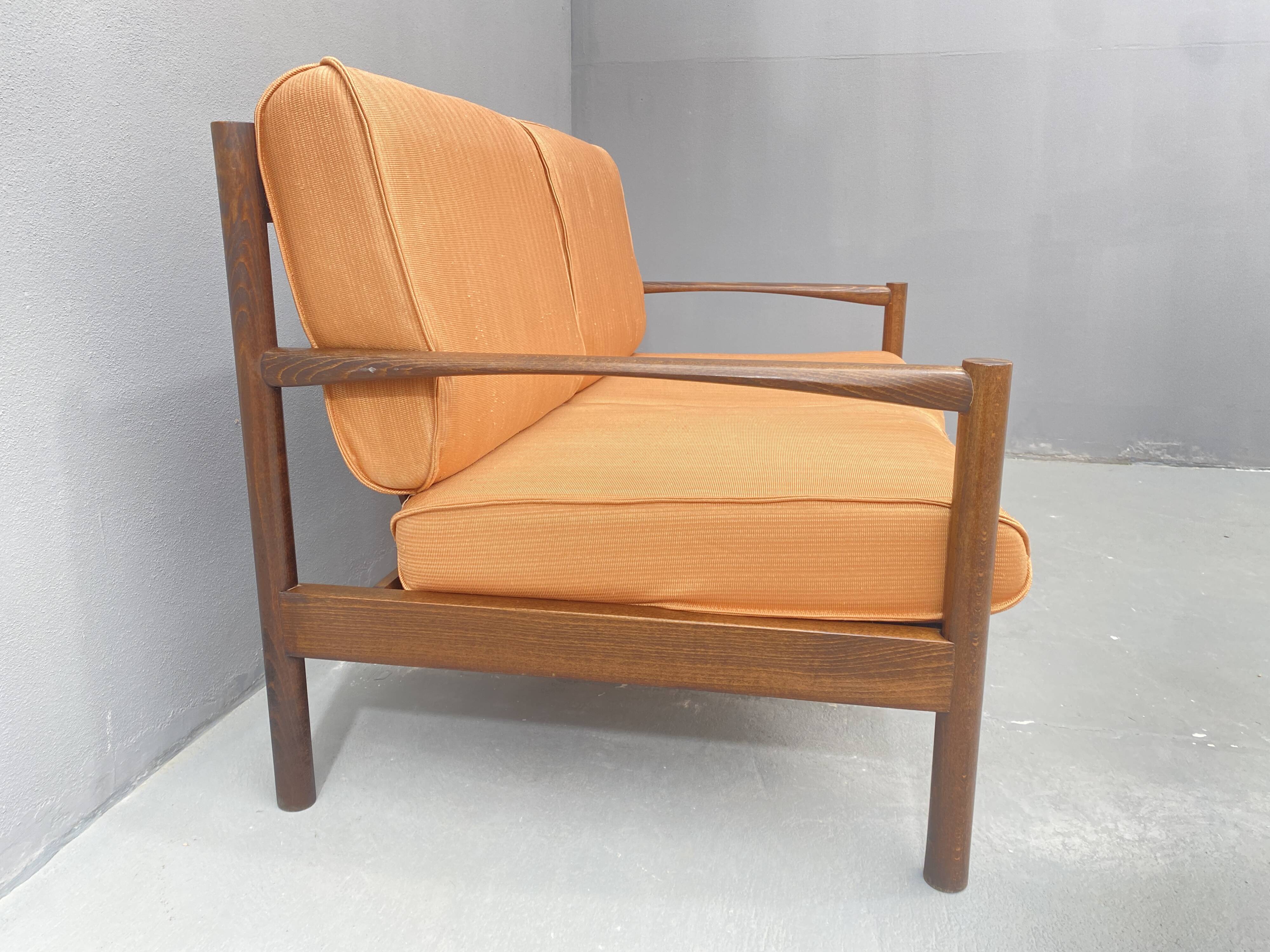 Canapé deux places de style scandinave, années 1980