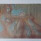 Michel Moskovtchenko tableau pastel Nu féminin