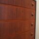 Teak chest of drawers, Danish design, 1960s, designer: Kai Kristiansen, man