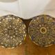 Pair of Antique SAFI Moroccan Glazed Terracotta Dishes from the 50s