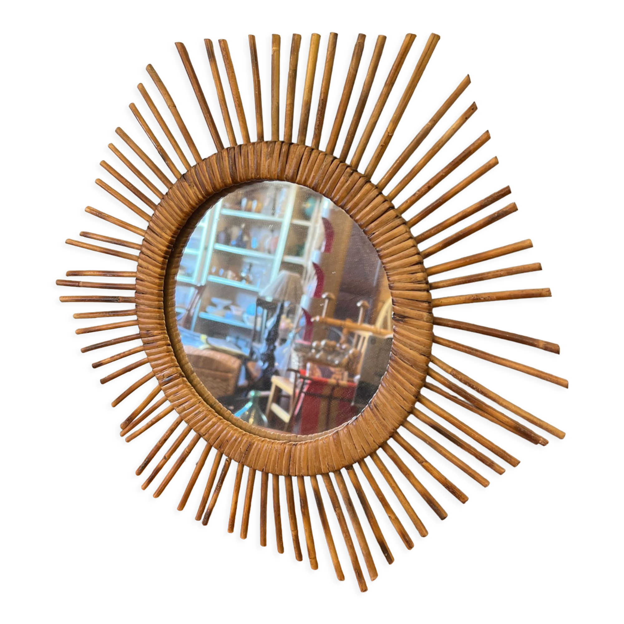 BHV - Rattan sun mirror