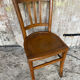 Vintage Luterma Bistro Chair Wood Thermoformed Seat #D801