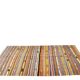 Kilim Vintage Anatolien Rayé – Tons Pastel Multicolores, Style Bohème
