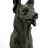 Sculpture representing a German Shepherd, Perrier Challenge Trophy, 1942