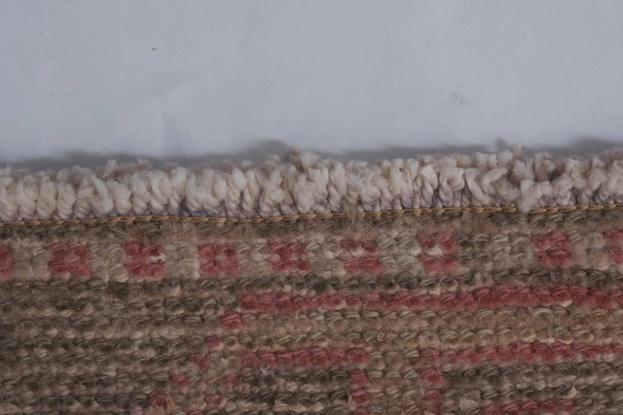 Vintage Turkish hallway rug 91x723 cm