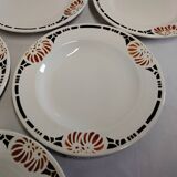 Assiettes Creuses En Porcelaine
