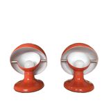 Pair of Jucker Table Lamps by Tobia Scarpa for Flos, 1960s
