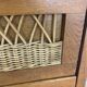 Vintage dresser rattan compass feet