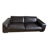 3/4 seater leather sofa Roche Bobois