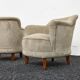 Fauteuils-chaises cocktail du milieu du siècle conçus par Pál Vince, 1947 Hongrie