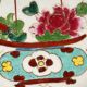 Chinese porcelain plate, famille rose, Peranakan
