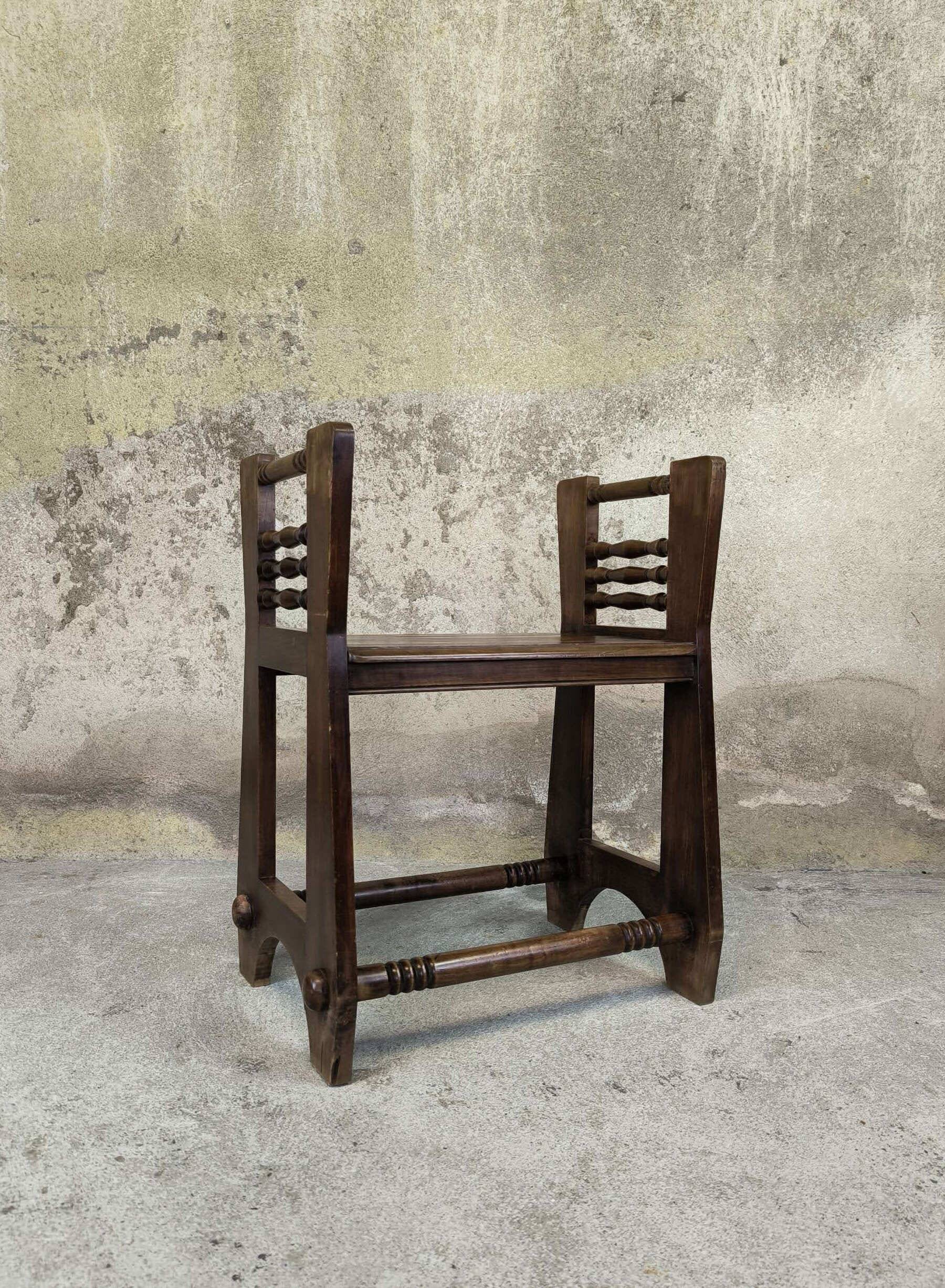 Vintage wooden stool