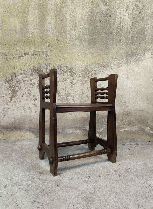 Tabouret bois vintage