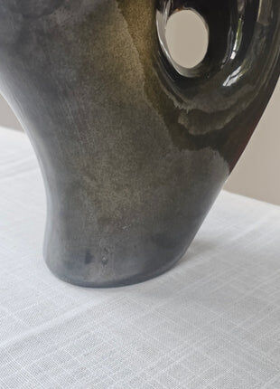 Vintage 1950 free-form vase - Belgian ceramist Alexandre de Wemmel