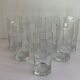 8 vintage lemonade glasses