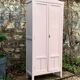 Parisian Art Deco wardrobe in pink, 1930.