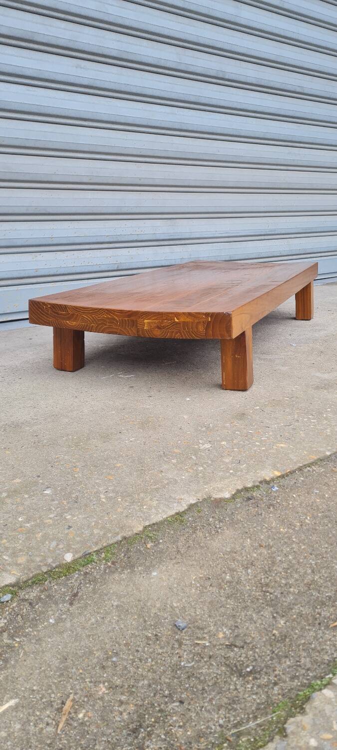 Elm coffee table 1960