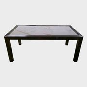 Table basse en marbre blanc – Circa 1970