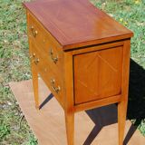 Louis XVI-style dresser with a marquetry fillet decoration