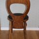 6 BAUMANN seagull chairs dark beech black skai