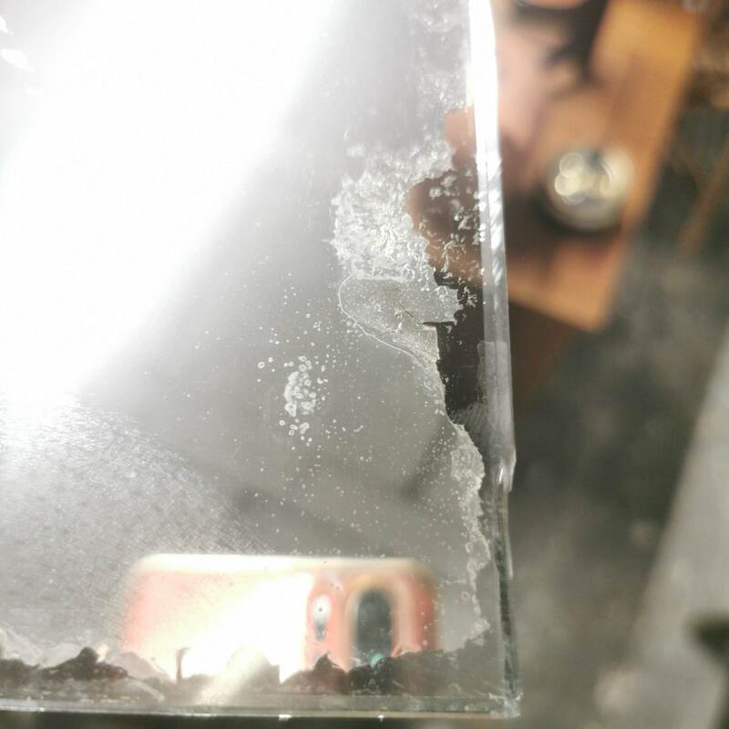 Beveled mirror 61x36cm