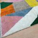 Handmade rug 250cm x 150cm multicoloured