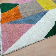 Tapis fait main 250cmx150cm multicolore