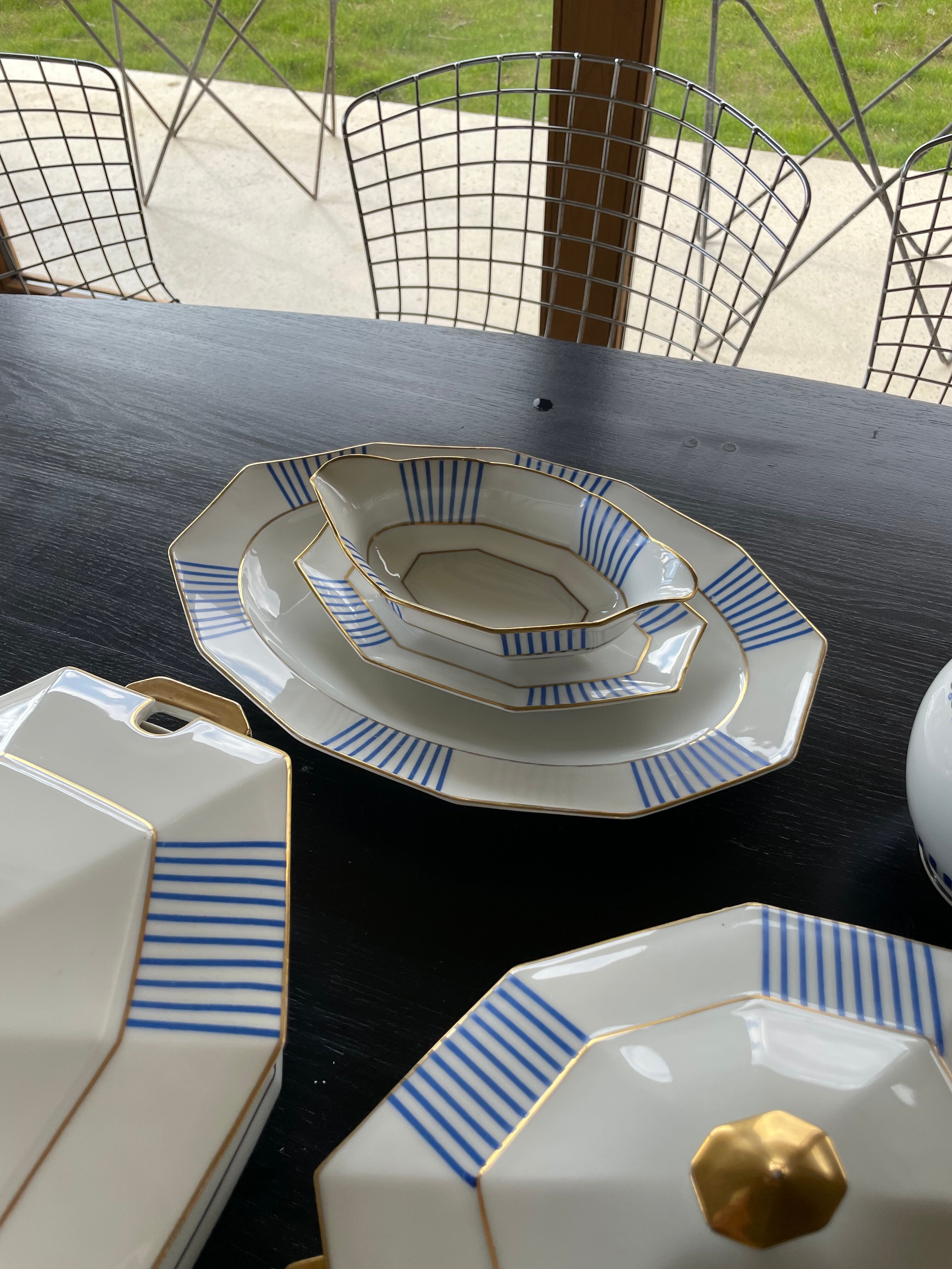Set XXL crockery Limoges A.Lanternier