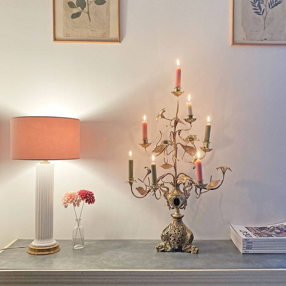 19th century church candlestick