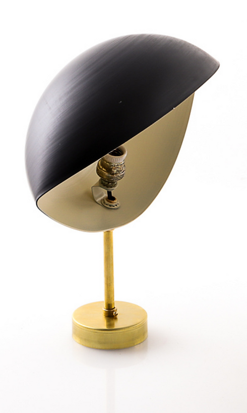 Pair wall lamps shell black