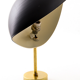 Pair wall lamps shell black
