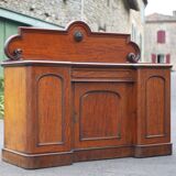 Antique mahogany wood furniture, English counter furniture, English servant, buffet furniture