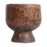 Handmade African wooden salad bowl