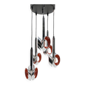 Vintage Cascade Pendant Light • Massive • Space Age • 1960