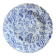 Antique plate Jules Vieillard Bordeaux – Opaque blue and white porcelain