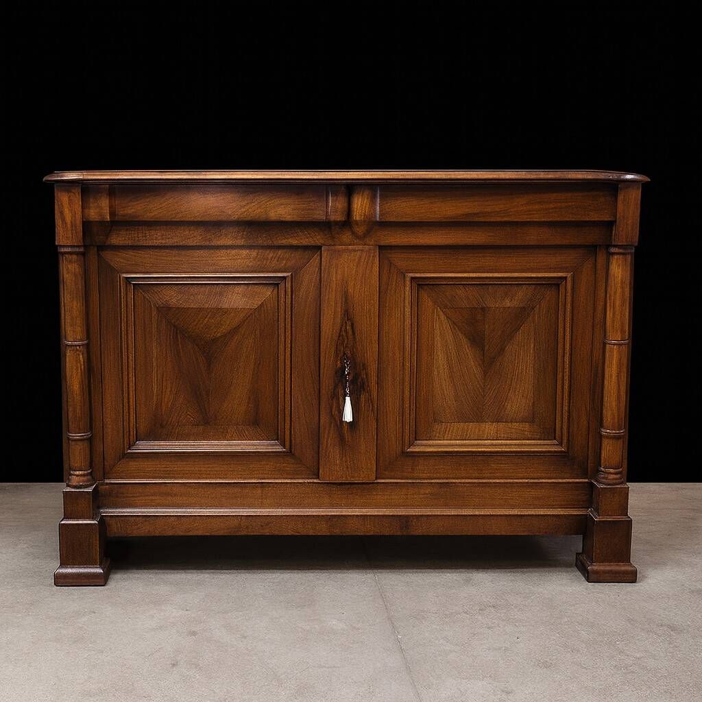 Empire-style walnut buffet