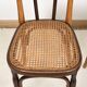 Paire de chaises bistrot JJ. Kohn en bois courbé
