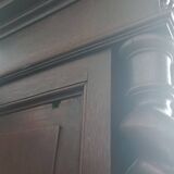 Large Louis XIII bookcase in solid oak