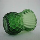 Very small green vase bottle