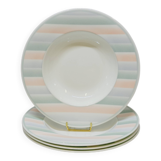 4 Assiettes Creuses Villeroy & Boch Andante 24 Cm