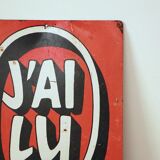 Plate plate in sheet metal I read