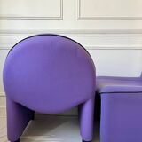 Vintage wool armchair from the 80s